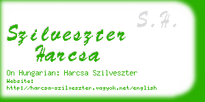 szilveszter harcsa business card